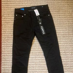 Black Purple Brand Jeans